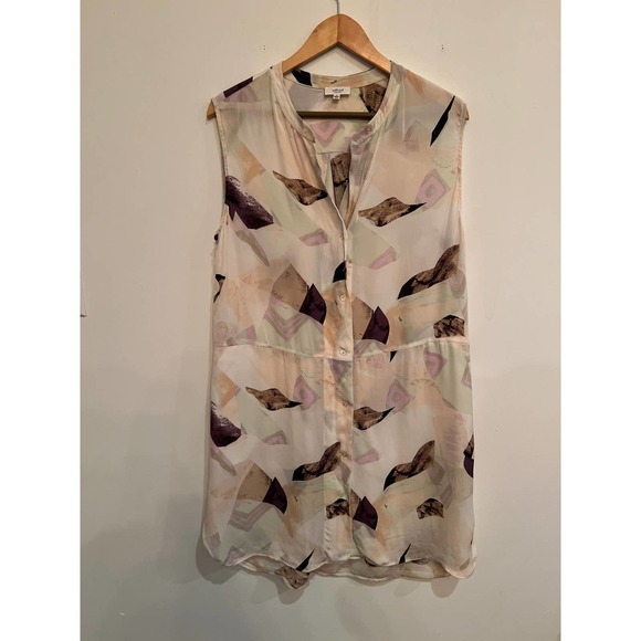 Wilfred Tunic 100% Silk Dress - Picture 2 of 9